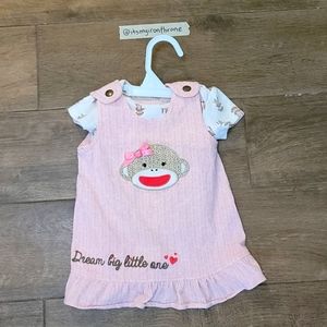 3 piece set: Jumper, Shirt, Bloomers - EUC